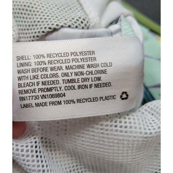 NWT Art class size 18 boys swim bottoms/trunks green leaf pattern - Picture 3 of 6